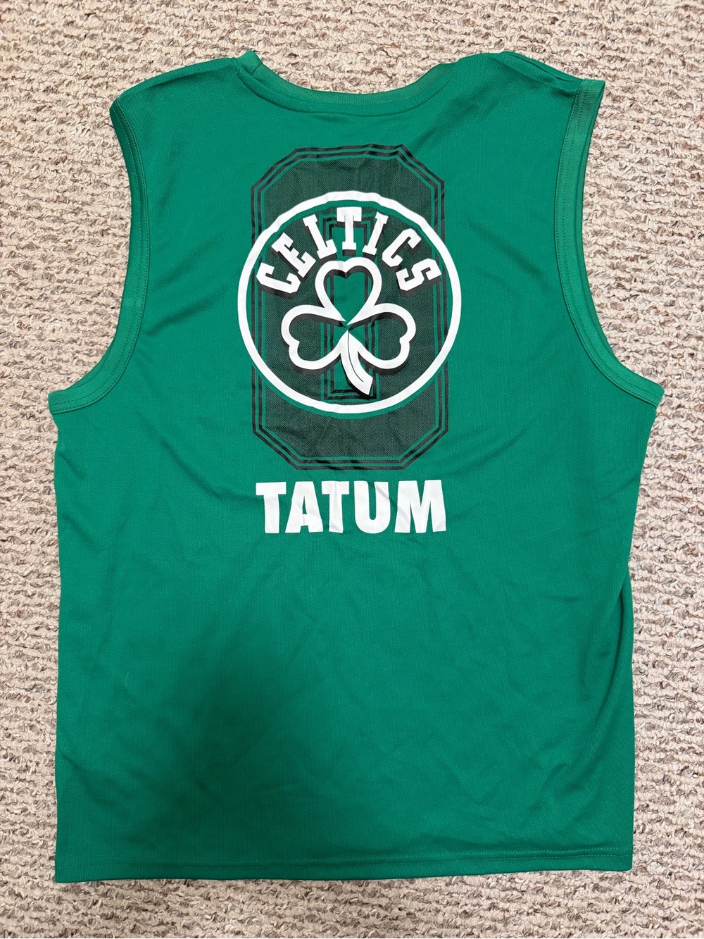 NBA Green Celtics Tatum Back-Print Jersey